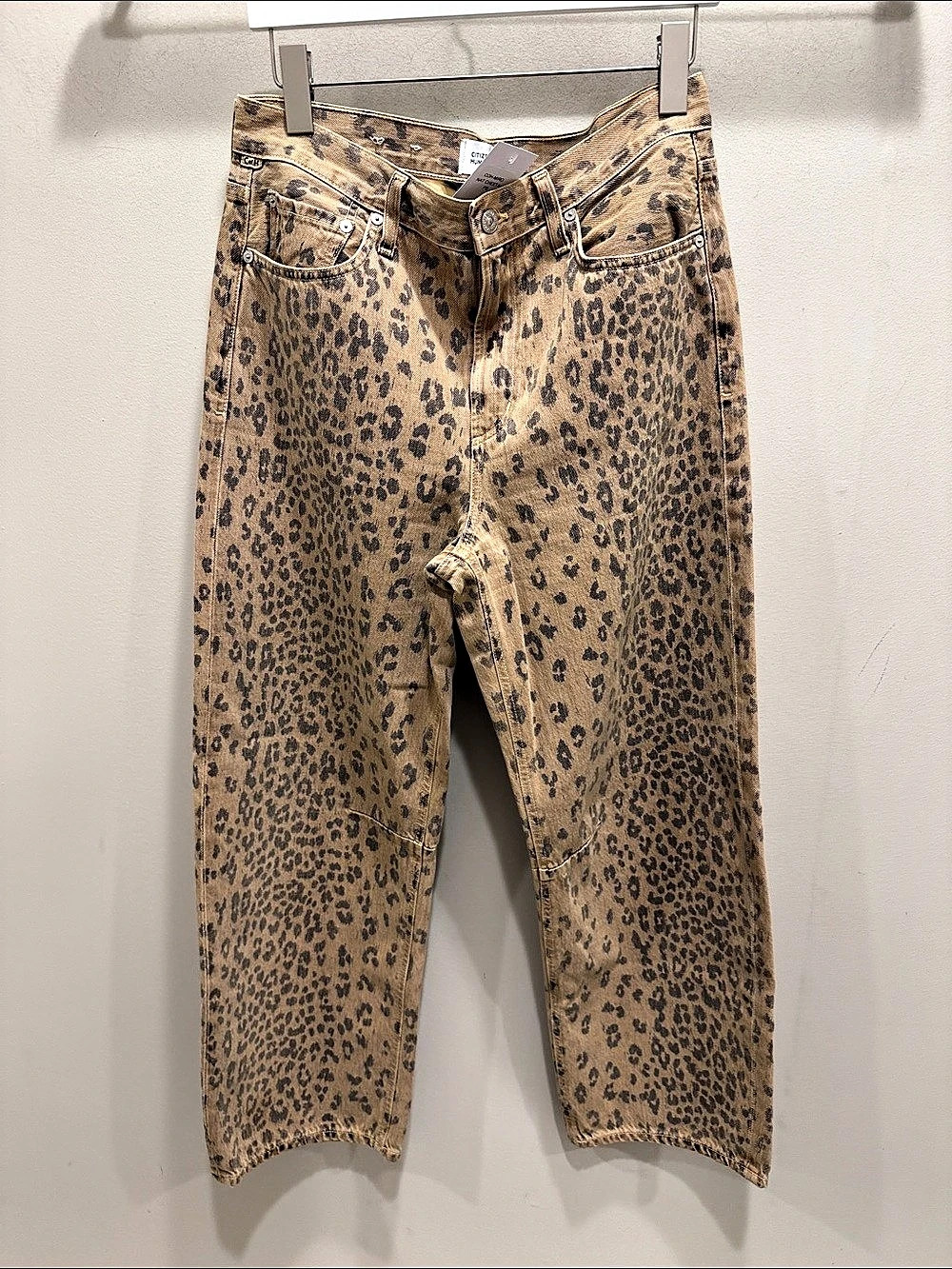 Citizens of HUMANITY Miro in natural Cheetah. Size 28.